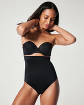 SPANXshapeâ„¢ Suit Your Fancy High-Waisted Thong | Very Black